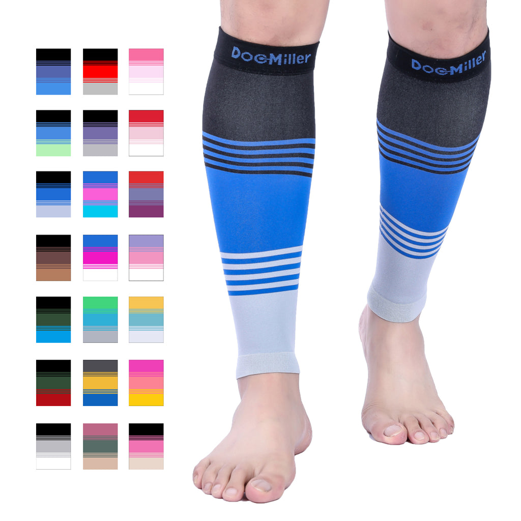 Compression Stocking Calf Compression Sleeves Medical Footless Compression  Socks Shin Splints Leg Brace 20-30mmHg with Graduated Pressure for Swelling Varicose  Veins Calf (Black-L)