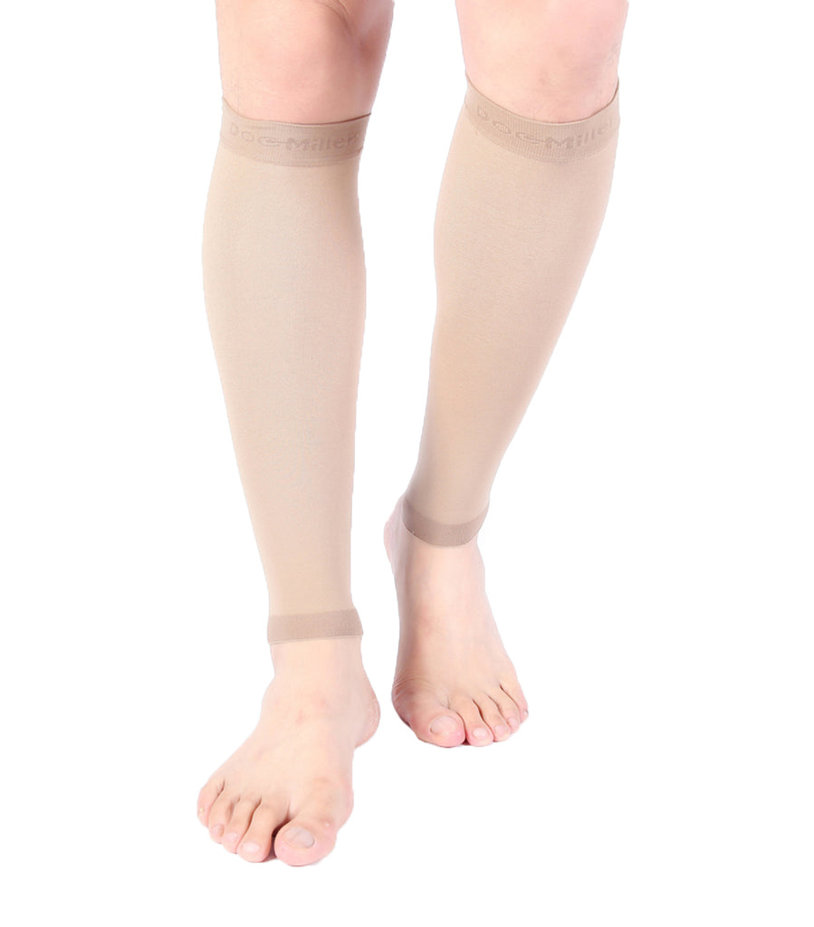 Premium Calf Compression Sleeve 1 Pair 20-30mmHg Strong Calf Support  Graduated Pressure for Sports Running Muscle Recovery Shin Splints Varicose  Veins Doc Miller (Argyle White.Orange, Medium) : : Health &  Personal Care