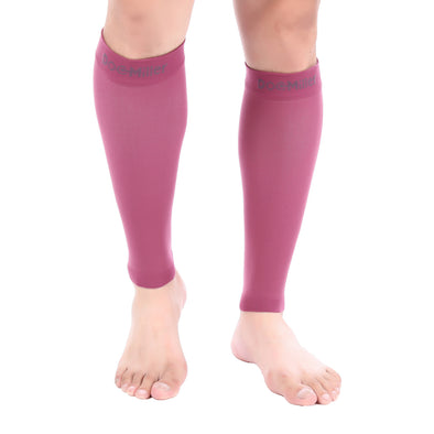 Premium Calf Compression Sleeve 20-30 MMHG Gray by Doc Miller