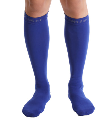 Closed Toe Compression Socks 15-20mmHg Dark Blue