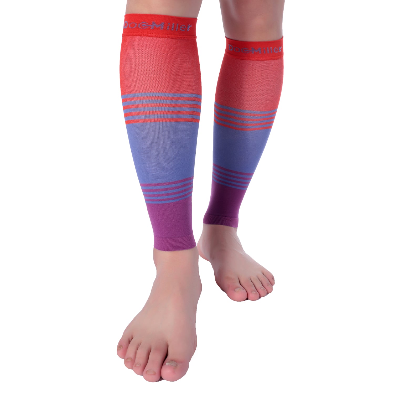 Premium Calf Compression Sleeve 20-30 mmHg RED/BLUE/PURPLE by Doc Mill –  Doc Miller
