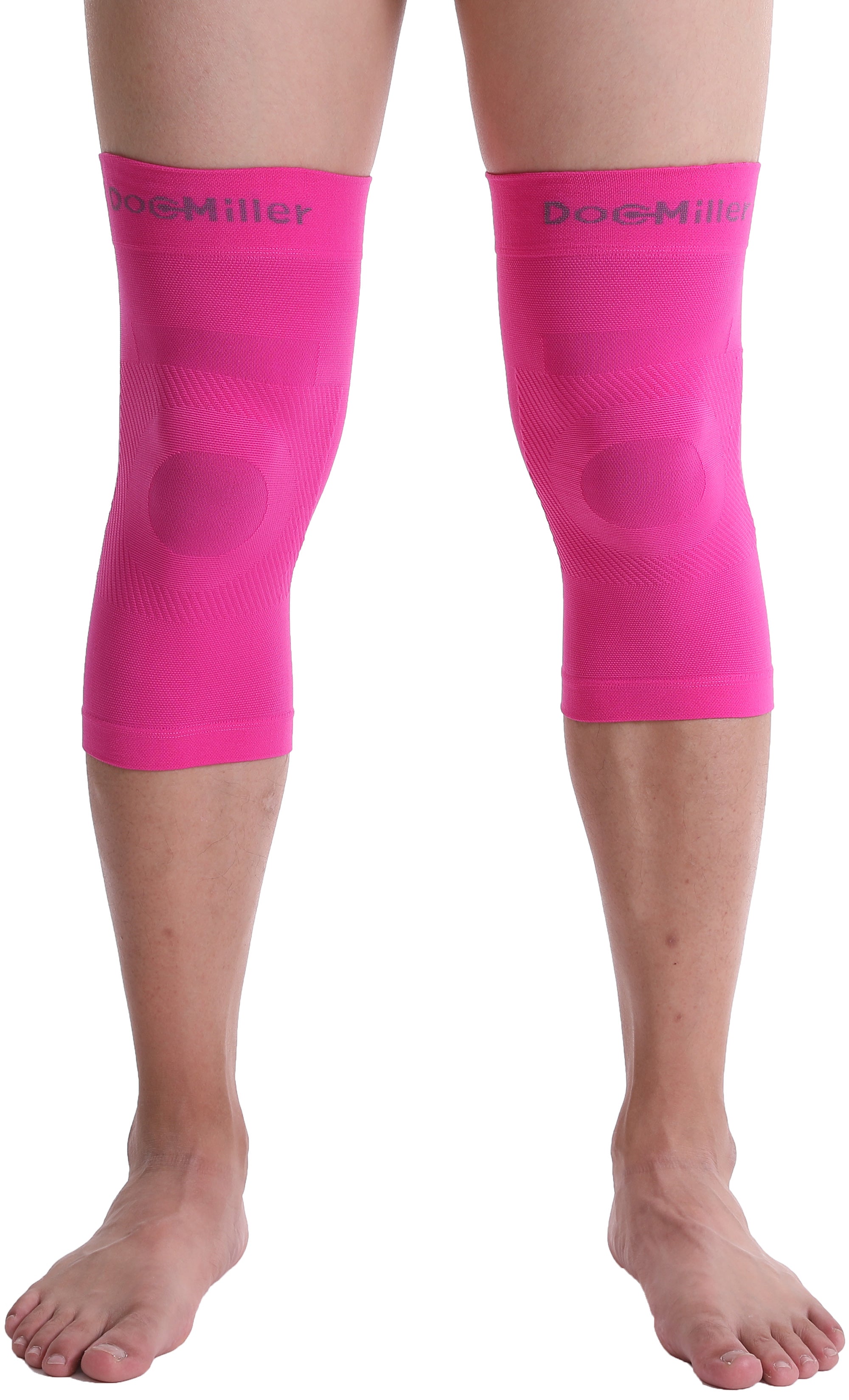 Doc Miller Knee Compression Sleeve (1 Pair) Support for Running, Hikin