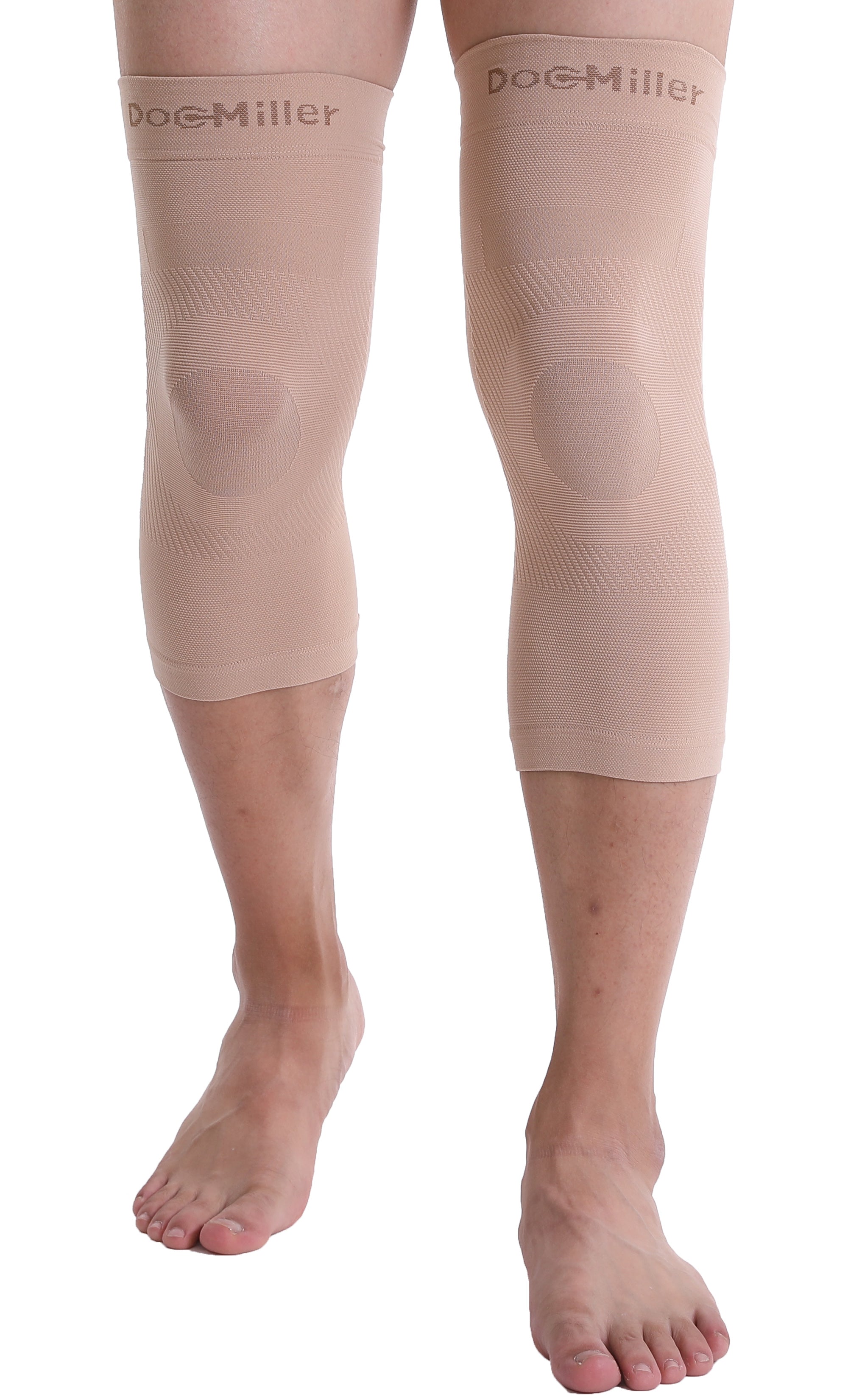 Doc Miller Knee Compression Sleeve (1 Pair) Support for Running, Hikin