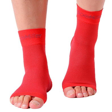 Medical Grade Compression Foot Sleeves RED