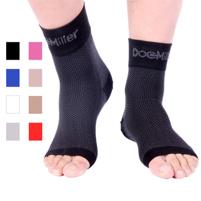Doc Miller Petite Calf Compression Sleeve for Short People Men and Women -  20-30mmHg Shin Splint Compression Sleeve Recover Varicose Veins, Torn Calf