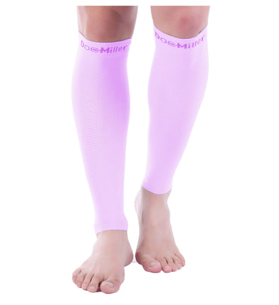 Premium Calf Compression Sleeve 30-40 mmHg LILAC by Doc Miller