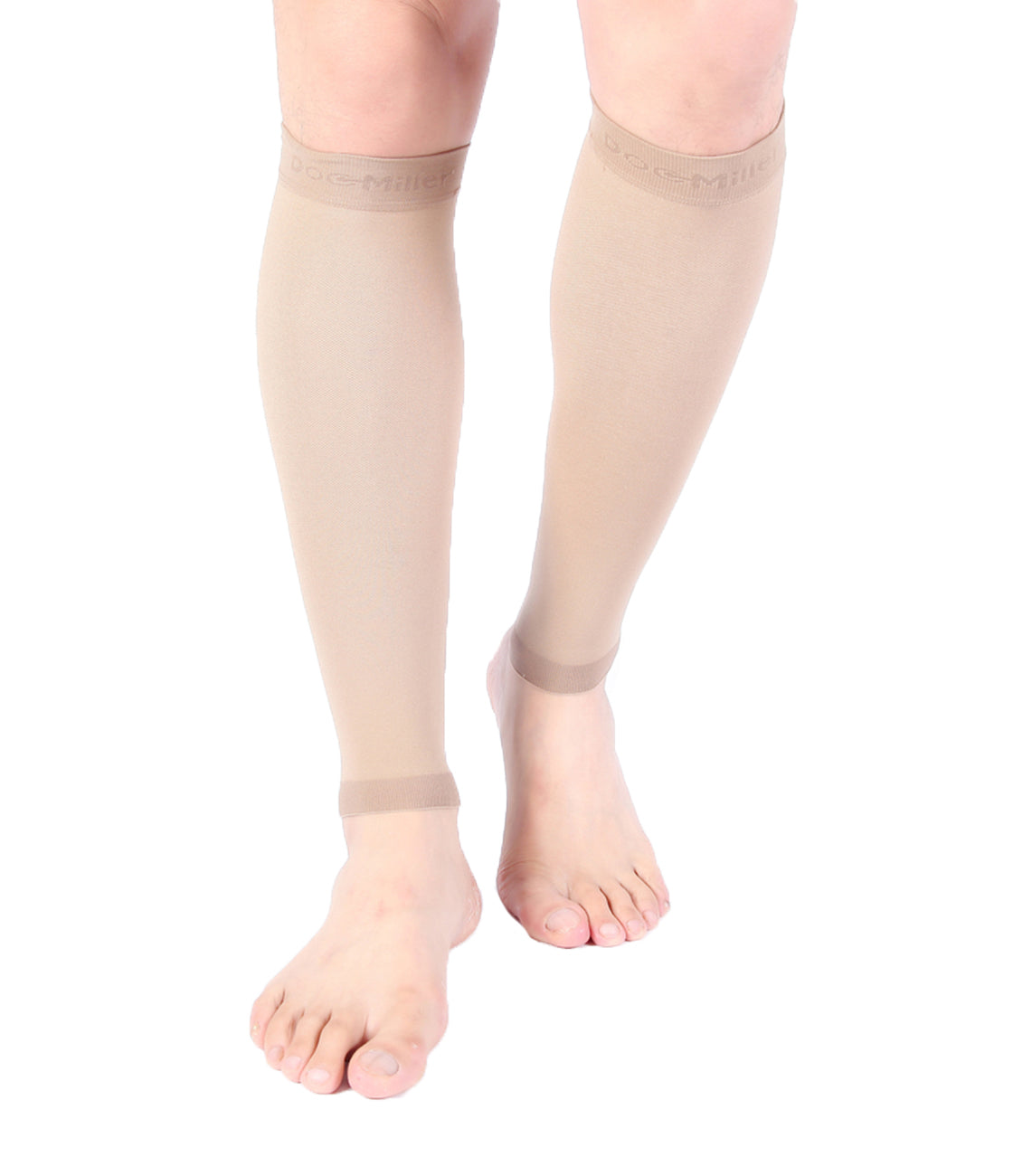 Suntan Skin Tone Calf Leg Sleeves for Thinning Skin