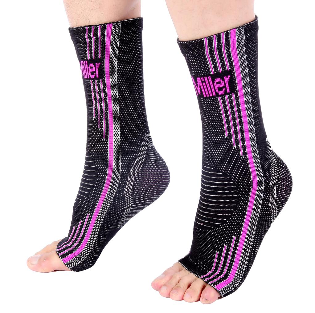 Calf Compression Sleeve Ankle Brace Leg Support Socks Foot Fasciitis Pain  Relief
